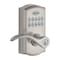 Kwikset Kwikset SmartKey Satin Nickel Metal Electronic Touch Pad Entry Lever 99550-002 - alternate 1